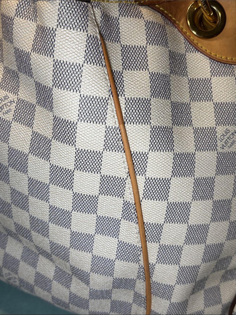Louis Vuitton Damier Azur Galliera PM - AS IS Rehab Candidate - Picture 9 of 16